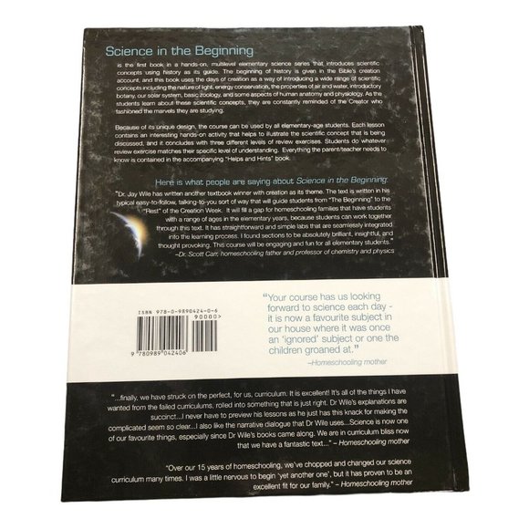 Science in the Beginning (2013, Hardcover) Berean Builders Wile Homeschool - Picture 2 of 2